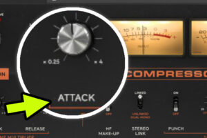 ustawienie kompresora VCA Compressor Softube